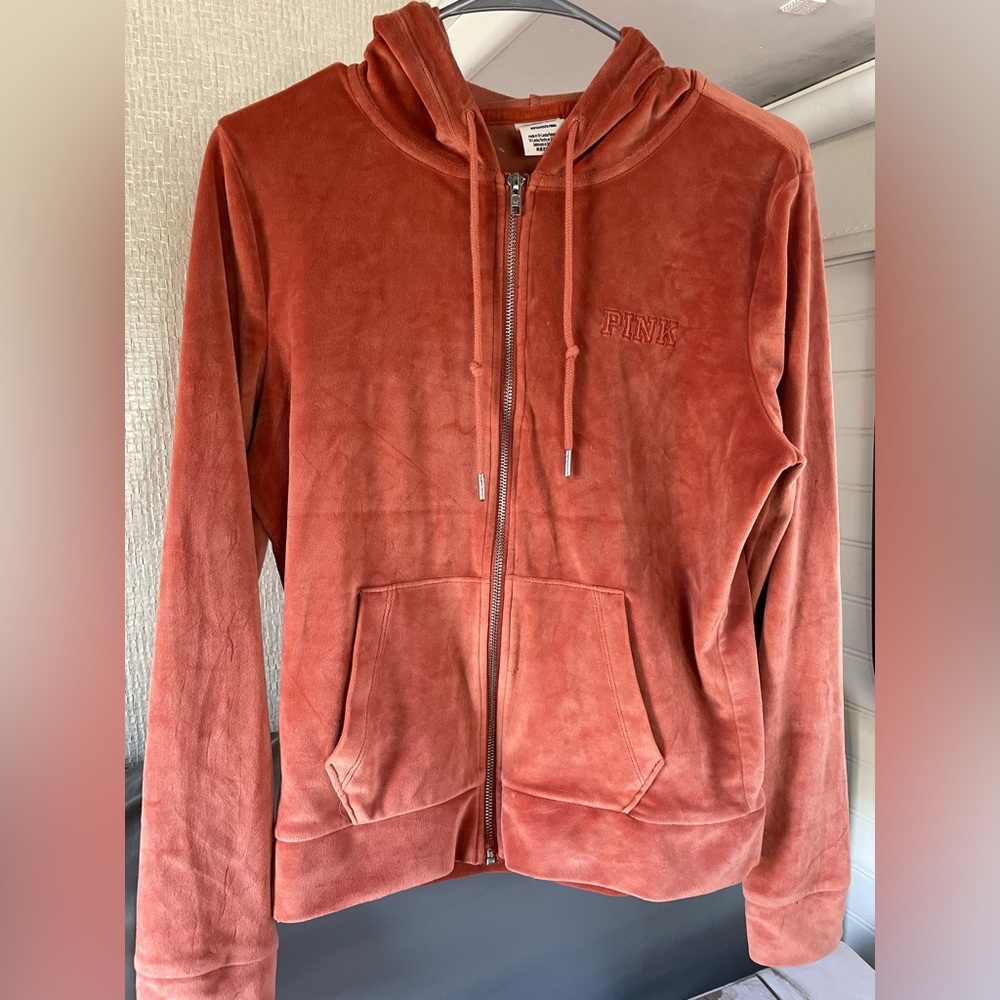 Orange victoria secret hoodie. Pink Victoria secret hoodie